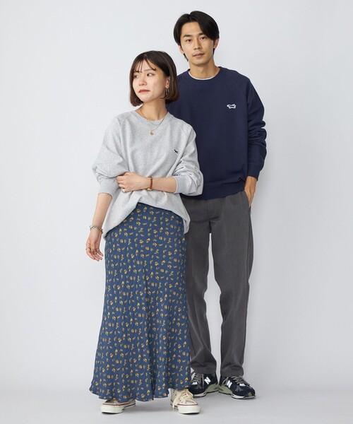 PENNEYS(ぺニーズ)の「*【SHIPS別注】PENNEYS: FOX ロゴ ワッペン ラグランスリーブ スウェット (トレーナー)(スウェット・メンズ・ブラック/ライトグレー/ネイビー/ブラウン・SMALL/MEDIUM/LARGE/X-LARGE)」の5枚目の写真