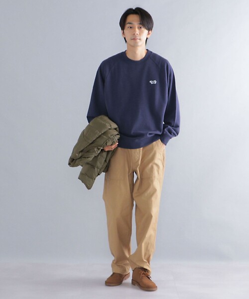 PENNEYS(ぺニーズ)の「*【SHIPS別注】PENNEYS: FOX ロゴ ワッペン ラグランスリーブ スウェット (トレーナー)(スウェット・メンズ・ブラック/ライトグレー/ネイビー/ブラウン・SMALL/MEDIUM/LARGE/X-LARGE)」の14枚目の写真