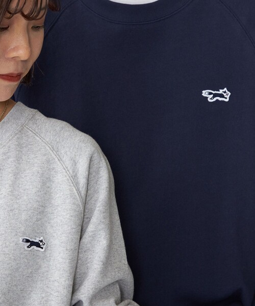 PENNEYS(ぺニーズ)の「*【SHIPS別注】PENNEYS: FOX ロゴ ワッペン ラグランスリーブ スウェット (トレーナー)(スウェット・メンズ・ブラック/ライトグレー/ネイビー/ブラウン・SMALL/MEDIUM/LARGE/X-LARGE)」の18枚目の写真