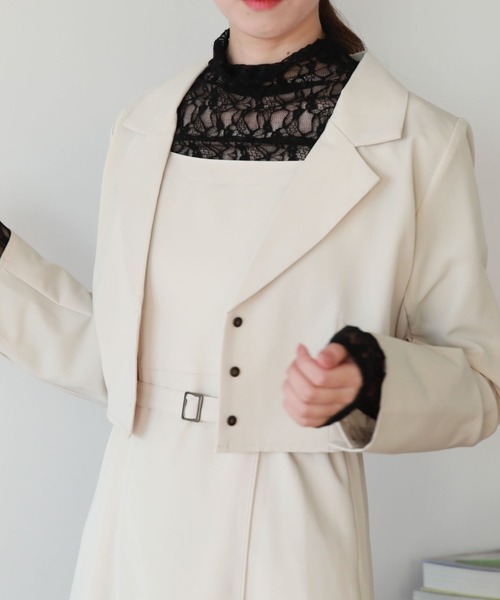 archives（アルシーヴ）の「長袖コンパクトシャツジャケット（シャツ/ブラウス・レディース・ブラック/アイボリー/ブラウン・MEDIUM）」の15枚目の写真