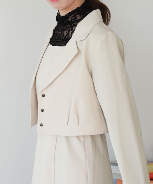 archives（アルシーヴ）の「長袖コンパクトシャツジャケット（シャツ/ブラウス・レディース・ブラック/アイボリー/ブラウン・MEDIUM）」の6枚目の写真