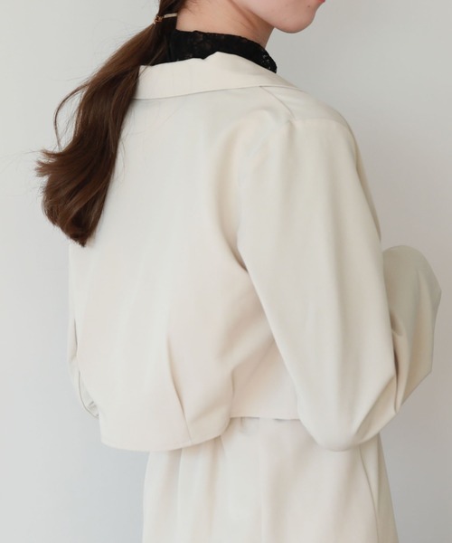 archives（アルシーヴ）の「長袖コンパクトシャツジャケット（シャツ/ブラウス・レディース・ブラック/アイボリー/ブラウン・MEDIUM）」の9枚目の写真