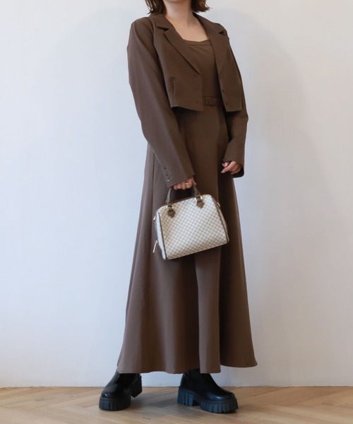 archives（アルシーヴ）の「長袖コンパクトシャツジャケット（シャツ/ブラウス・レディース・ブラック/アイボリー/ブラウン・MEDIUM）」の10枚目の写真