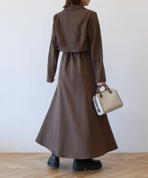 archives（アルシーヴ）の「長袖コンパクトシャツジャケット（シャツ/ブラウス・レディース・ブラック/アイボリー/ブラウン・MEDIUM）」の13枚目の写真