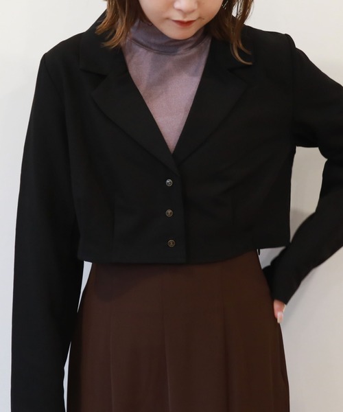 archives（アルシーヴ）の「長袖コンパクトシャツジャケット（シャツ/ブラウス・レディース・ブラック/アイボリー/ブラウン・MEDIUM）」の21枚目の写真