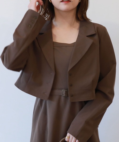 archives（アルシーヴ）の「長袖コンパクトシャツジャケット（シャツ/ブラウス・レディース・ブラック/アイボリー/ブラウン・MEDIUM）」の16枚目の写真