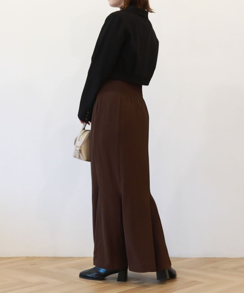 archives（アルシーヴ）の「長袖コンパクトシャツジャケット（シャツ/ブラウス・レディース・ブラック/アイボリー/ブラウン・MEDIUM）」の11枚目の写真