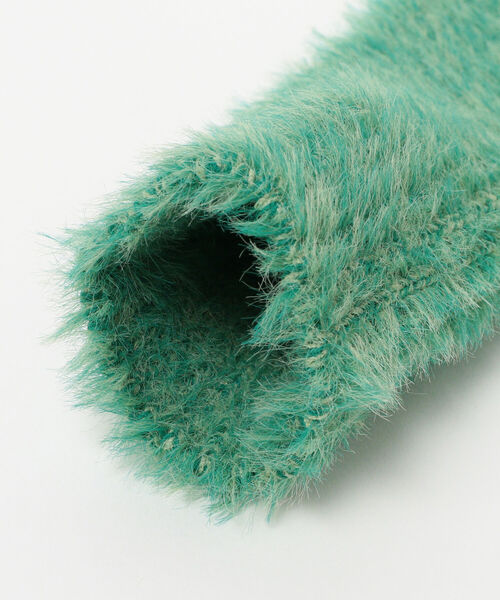 Ray BEAMS（レイビームス）の「Ray BEAMS / フラッフィー アームウォーマー（手袋・レディース・グリーン/オレンジ・ONE SIZE）」の10枚目の写真