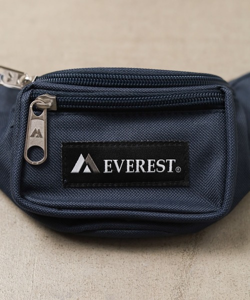 EVEREST（エベレスト）の「《EVEREST》Signature waist pack（ボディバッグ/ウエストポーチ・キッズ・ブラック/ライトグリーン/ネイビー/ローズ/ダークパープル・FREE）」の8枚目の写真