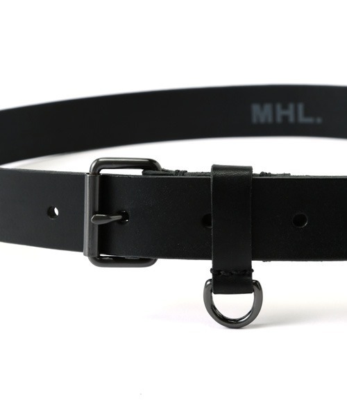 MHL. MARGARET HOWELL ベルトブラック/ブラウンレザーベルト Men's