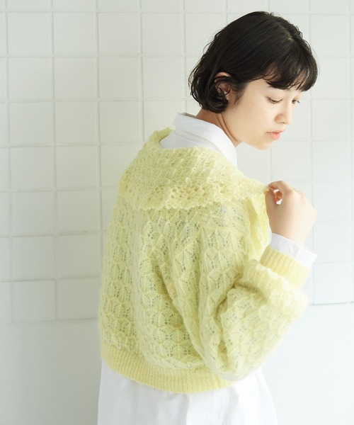 bulle de savon（ビュルデサボン）の「kid mohair pripri short