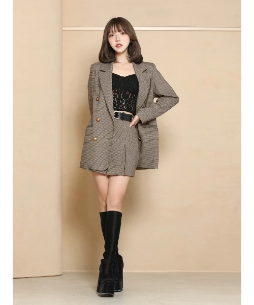 ボックスプリーツミニスカート（スカート）｜Darich（ダーリッチ）の