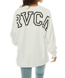 RVCA レディース ARCHED FAKE RVCA LT ロングスリーブTシャツ【2022年秋冬モデル】/ルーカ長袖ロンT