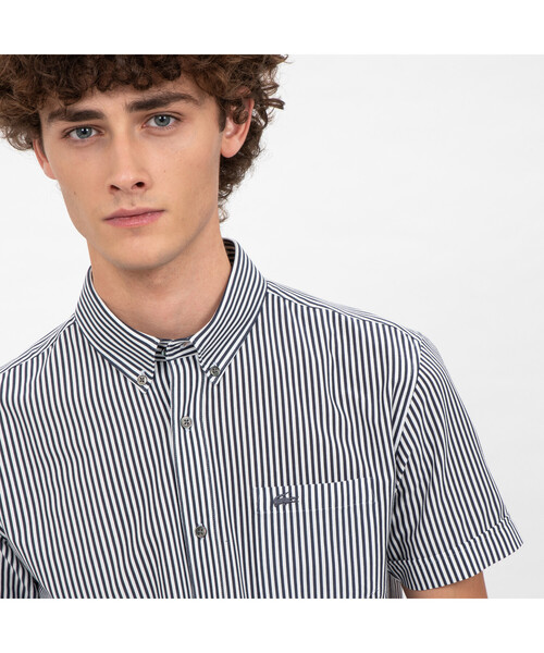 LACOSTE(ラコステ)の「半袖シャツ(シャツ/ブラウス・メンズ・ピンク・5)」の4枚目の写真