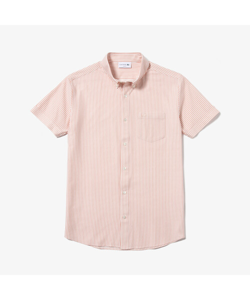 LACOSTE(ラコステ)の「半袖シャツ(シャツ/ブラウス・メンズ・ピンク・5)」の6枚目の写真