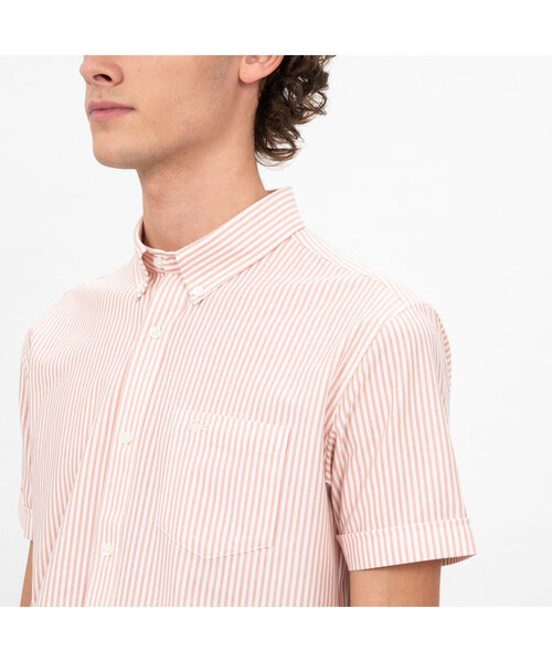 LACOSTE(ラコステ)の「半袖シャツ(シャツ/ブラウス・メンズ・ピンク・5)」の7枚目の写真