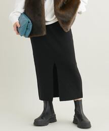 BEAUTY&YOUTH UNITED ARROWS | 【WEB限定】キャメルミックス タイトニットスカート -ウォッシャブル-(スカート)