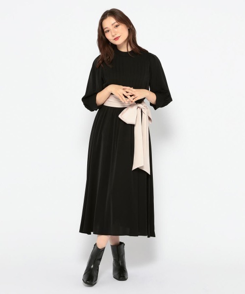 セール プリーツビッグリボンベルトワンピース ワンピース Misch Masch ミッシュマッシュ のファッション通販 Zozotown
