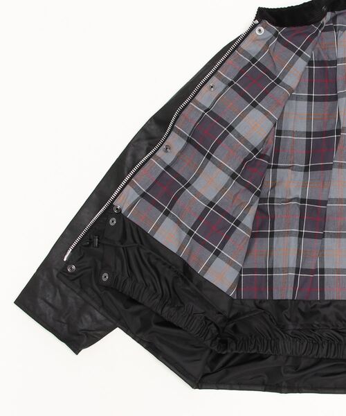 Barbour（バブアー）の「【TRANSPORT / トランスポート】ワックス コットン ショート ブルゾン（ オーバーサイズ フィット ）（ブルゾン・メンズ・セージグリーン/ブラック/グレー・38/36/44/42/40/32/34）」の5枚目の写真