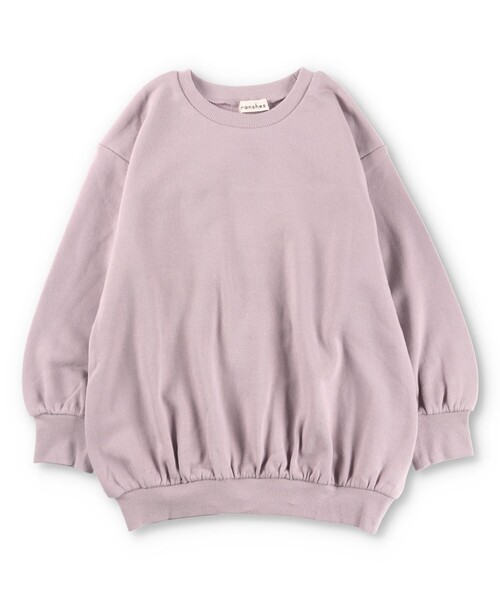 BRANSHES(ブランシェス)の「バックフリルチュニック(スウェット・キッズ・ブラック/ピンク・120/110/100/150/90/140/130)」の8枚目の写真