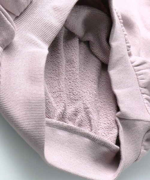 BRANSHES(ブランシェス)の「バックフリルチュニック(スウェット・キッズ・ブラック/ピンク・120/110/100/150/90/140/130)」の19枚目の写真