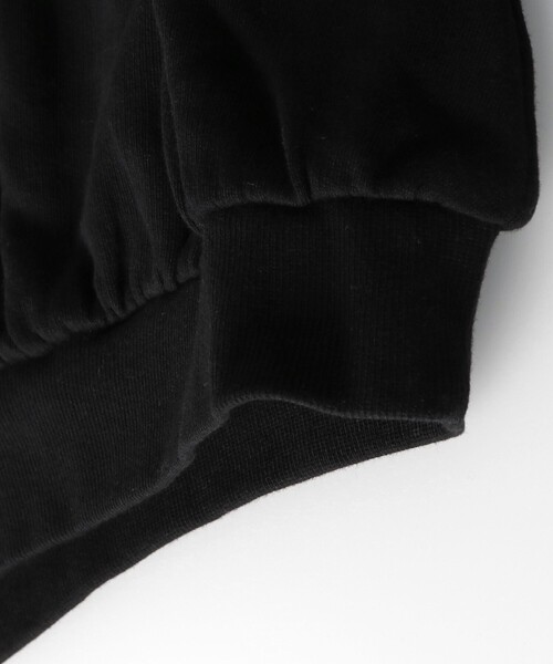 BRANSHES(ブランシェス)の「バックフリルチュニック(スウェット・キッズ・ブラック/ピンク・120/110/100/150/90/140/130)」の18枚目の写真