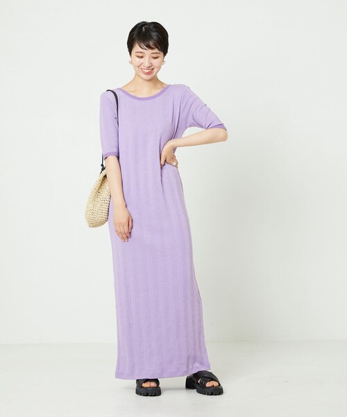 FREAK'S STORE（フリークスストア）の「半袖ワンピース（ワンピース・レディース・チャコール・MEDIUM）」の9枚目の写真