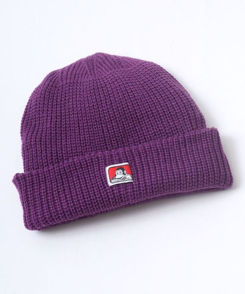 BEN DAVIS(ベンデイビス)の「BEN DAVIS/ベンデイビス MICRO LOGO KNITCAP ニットキャップ ビーニー(ニットキャップ/ビーニー・メンズ・ダークグリーン/ベージュ/ブラック/グレー/イエロー/オレンジ/チャコール/パープル/グリーン・FREE)」の7枚目の写真