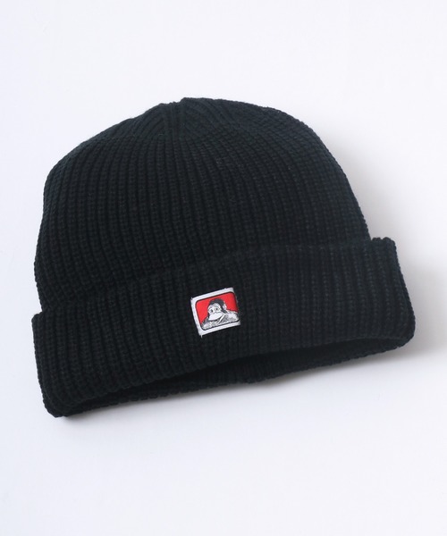 BEN DAVIS(ベンデイビス)の「BEN DAVIS/ベンデイビス MICRO LOGO KNITCAP ニットキャップ ビーニー(ニットキャップ/ビーニー・メンズ・ダークグリーン/ベージュ/ブラック/グレー/イエロー/オレンジ/チャコール/パープル/グリーン・FREE)」の2枚目の写真