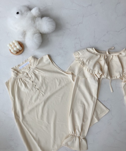 AS KNOW AS plus(アズノゥアズプラス)の「♪デカエリ 2WAYブラウス(シャツ/ブラウス・レディース・ブラック/アイボリー/チェック・FREE)」の18枚目の写真