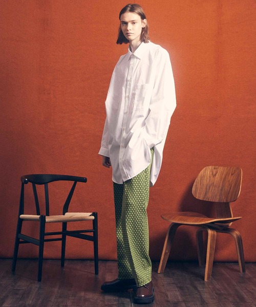 MAISON SPECIAL（メゾンスペシャル）の「《ユニセックスアイテム》THOMAS MASON/トーマスメイソン プライムオーバーシャツコート【MAISON SPECIAL/メゾンスペシャル】（シャツ/ブラウス・メンズ・イエロー/ブルー/ネイビー/オフホワイト/ブルー系その他・1/2/0）」の15枚目の写真