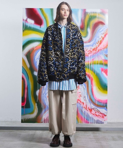 MAISON SPECIAL（メゾンスペシャル）の「《ユニセックスアイテム》THOMAS MASON/トーマスメイソン プライムオーバーシャツコート【MAISON SPECIAL/メゾンスペシャル】（シャツ/ブラウス・メンズ・イエロー/ブルー/ネイビー/オフホワイト/ブルー系その他・1/2/0）」の9枚目の写真