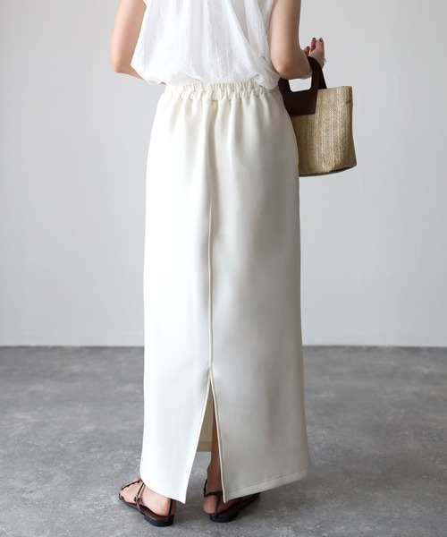 Riberry（リベリー）の「ダンボールタイトスカート（スカート・レディース・ブラック/アイボリー・FREE）」の13枚目の写真