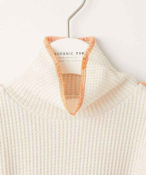 CIAOPANIC TYPY(チャオパニックティピー)の「【KIDS】【裏起毛】サーマル配色ステッチタートル(Tシャツ/カットソー・キッズ・イエロー/アイボリー/ブラック・S/M/L/XL/XXL)」の16枚目の写真