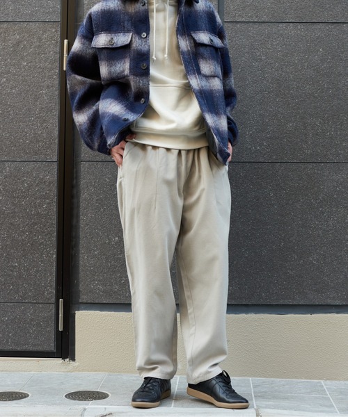 SETUP7(セットアップセブン)の「【SETUP7】メランジ起毛バルーンパンツ 2410-5712 MNY(その他パンツ・メンズ・ブラック/アイボリー/ブラウン/ベージュ・L/LL/M)」の6枚目の写真