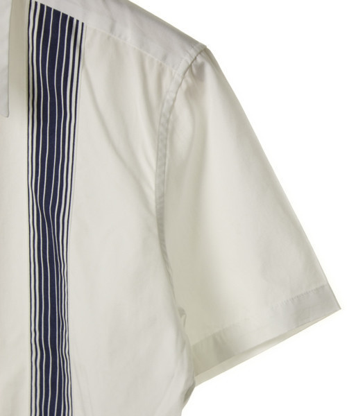 SO BY ALEXANDER VAN SLOBBE（ソーバイアレクサンダーヴァンスローブ）の「半袖シャツ（シャツ/ブラウス・メンズ・ホワイト・48）」の4枚目の写真