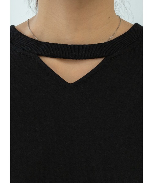 Adoon plain（アドーンプレーン）の「スウェットロングワンピース（ワンピース・レディース・ダークパープル/ブラック・LARGE/MEDIUM）」の18枚目の写真