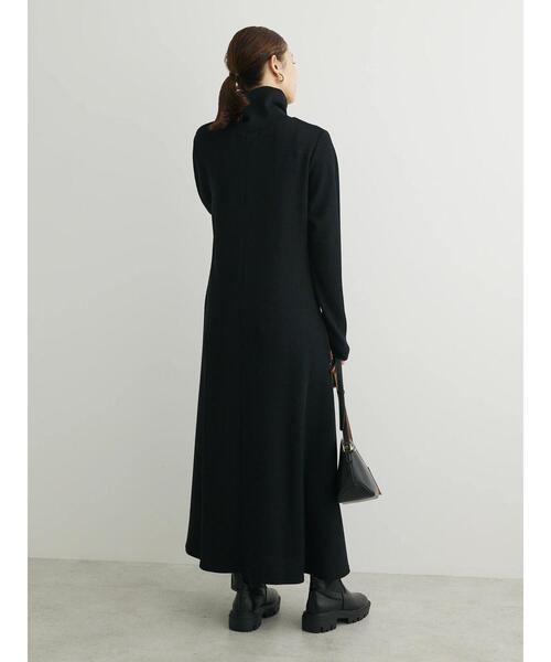 RAY CASSIN ＭＤＹダブルフェイスニットソー袖異素材ワンピース F RAY CASSIN FAVORI（レイカズンフェバリ）の「・RAY CASSIN リブ