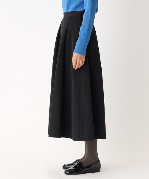 OPAQUE.CLIP（オペークドットクリップ）の「◆グログランタックフレアスカート（スカート・レディース・ライトグレー/ブラック/ブルー・38/40）」の12枚目の写真