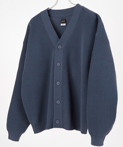 improves（インプローブス）の「【improves】オーバーサイズ ニット カーディガン（カーディガン/ボレロ・メンズ・ダークブルー/チャコール/アイボリー/カーキ・LARGE/X-LARGE/MEDIUM）」の19枚目の写真