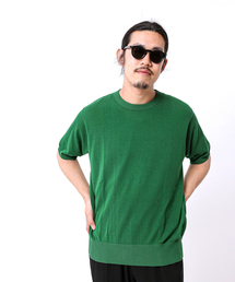 【FOLL / フォル】ツイステッドコットンニットTシャツ