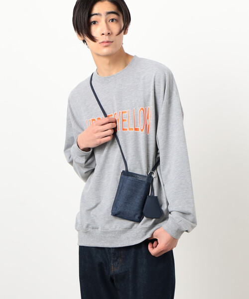 Purple&Yellow(パープルアンドイエロー)の「マルチショルダーバッグ(ショルダーバッグ・メンズ・ブラック/ワンウォッシュ・FREE)」の1枚目の写真