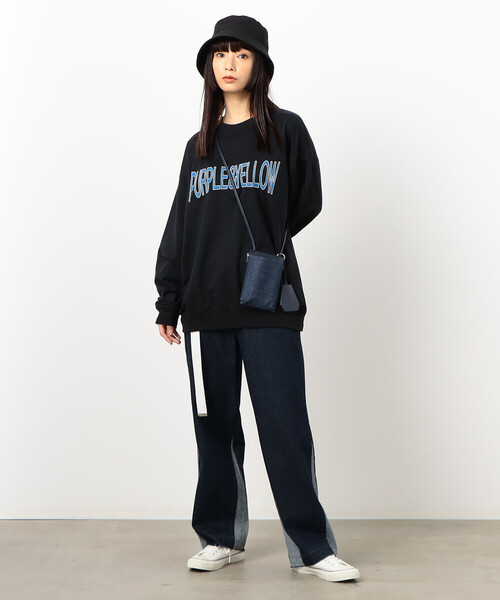 Purple&Yellow(パープルアンドイエロー)の「マルチショルダーバッグ(ショルダーバッグ・メンズ・ブラック/ワンウォッシュ・FREE)」の7枚目の写真