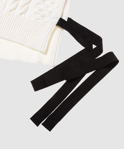 Erdem（アーデム）の「BOXY FIT CABLE KNIT CREW NECK JUMPER（ニット/セーター・レディース・ホワイト系その他・S/M）」の4枚目の写真