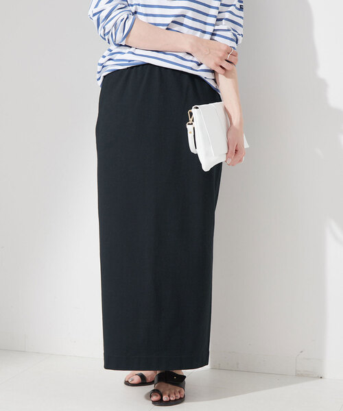 IENA（イエナ）の「クリアコットンスカート（スカート・レディース・チャコールグレー/ブラック/アイボリー・34/36/38）」の3枚目の写真