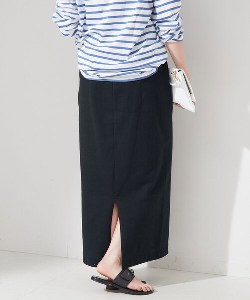 IENA（イエナ）の「クリアコットンスカート（スカート・レディース・チャコールグレー/ブラック/アイボリー・34/36/38）」の14枚目の写真