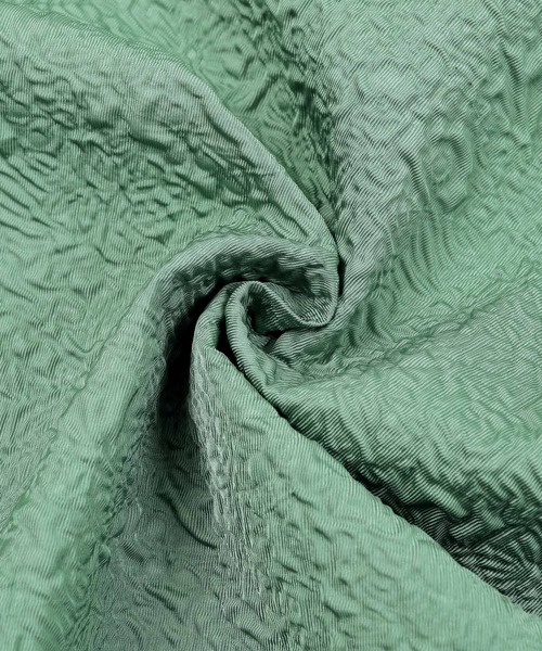 UR'S(ユアーズ)の「ふくれジャガードVネックトップス(Tシャツ/カットソー・レディース・ホワイト/グレイッシュベージュ/ブラック/グリーン・S/M/L)」の21枚目の写真