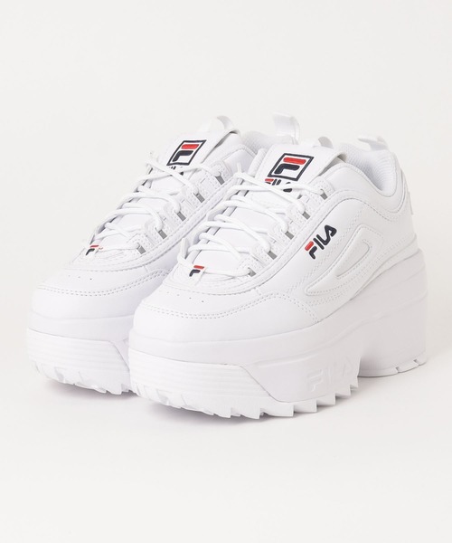FILA(フィラ)の「FILA/フィラ レディース スニーカー Disruptor2 Wedge ディスラプター2 ウェッジ 厚底 脚長 WFW22044(スニーカー・レディース・ブラック×ブラック/ホワイト×ネイビー・23.5cm/24.5cm/23.0cm/22.5cm/24.0cm/25.0cm)」の8枚目の写真