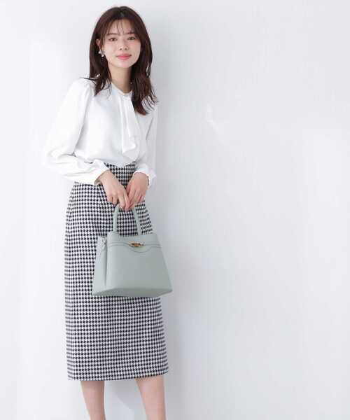 PROPORTION BODY DRESSING（プロポーションボディドレッシング）の「ギンガムチェックハートカットタイトスカート / 1213120306（スカート・レディース・ブルー/ブラック・MEDIUM/SMALL）」の7枚目の写真