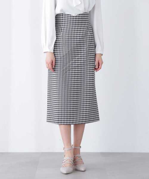 PROPORTION BODY DRESSING（プロポーションボディドレッシング）の「ギンガムチェックハートカットタイトスカート / 1213120306（スカート・レディース・ブルー/ブラック・MEDIUM/SMALL）」の14枚目の写真
